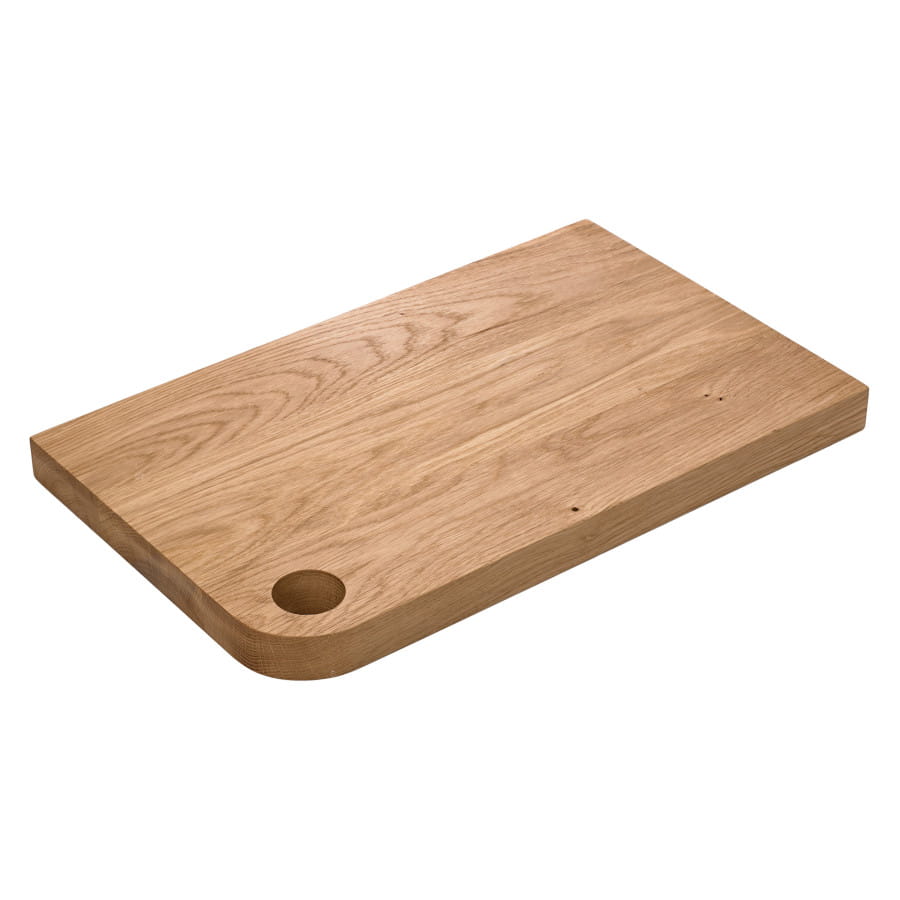 Verlo Deska dębowa z otworem 38x23,5x2,5 cm