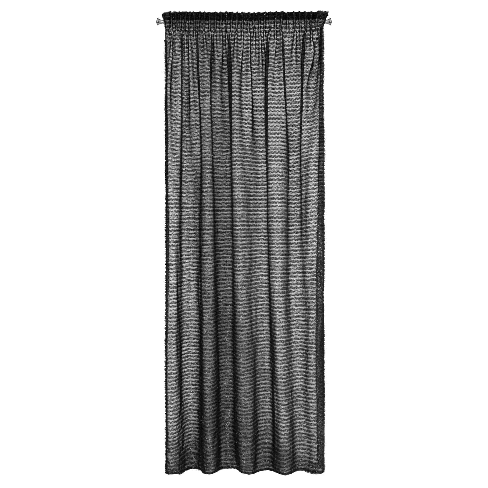 Zasłona Gotowa Reina Na Taśmie 135 x 270 Cm Czarny szt. 1