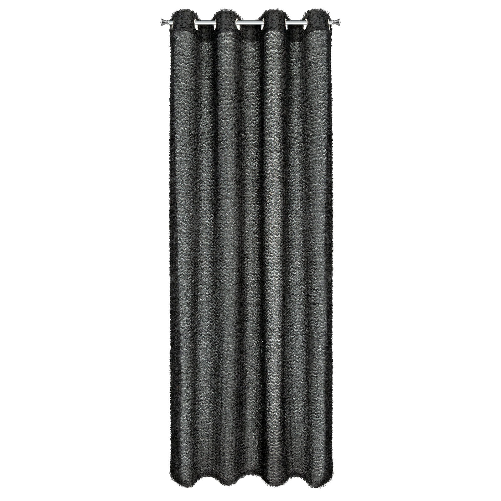 Zasłona Gotowa Tiffany 135 x 250 Cm Czarny szt. 1