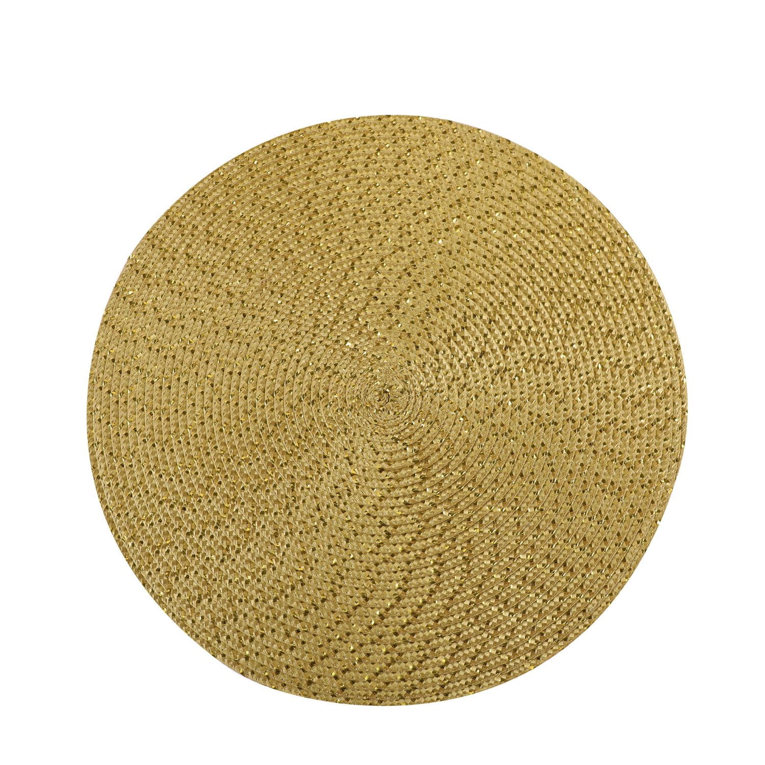 Złota Okrągła Podkładka Kuchenna Na Stół TOAST