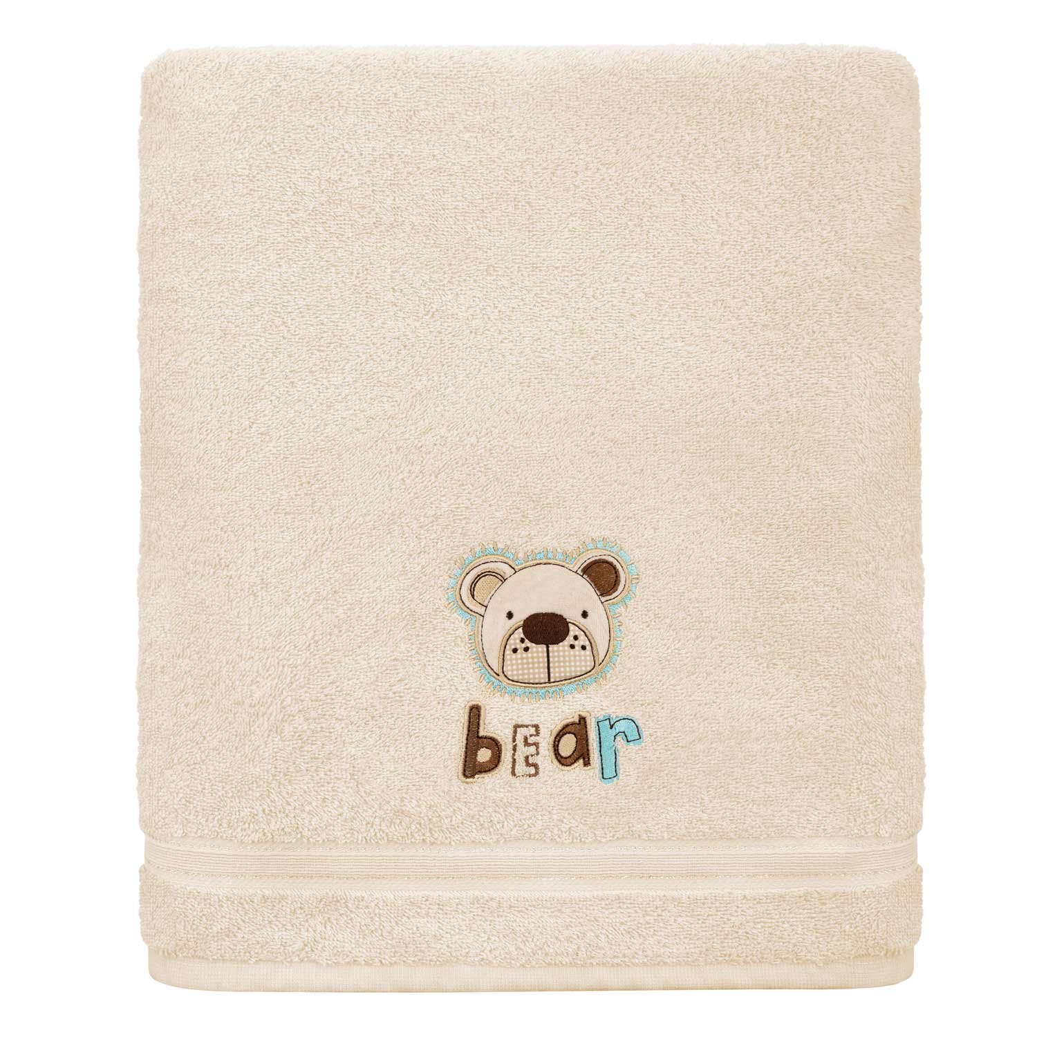 Beżowy Ręcznik Kąpielowy Dla Dzieci 50x90 TEDDY