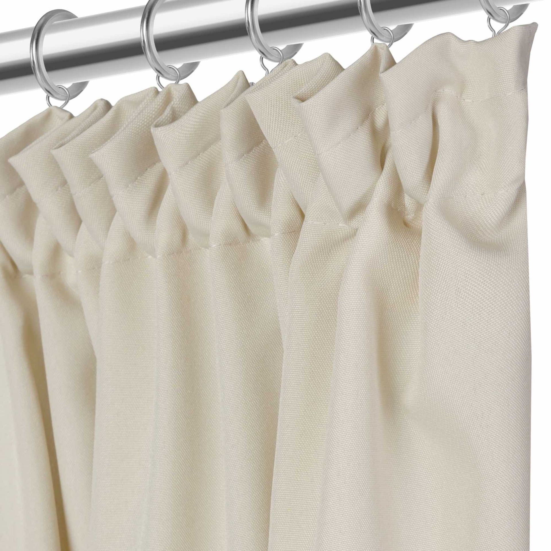 Jasny Beż Zasłona Gotowa Do Salonu Na Taśmie 140x300 VIVA