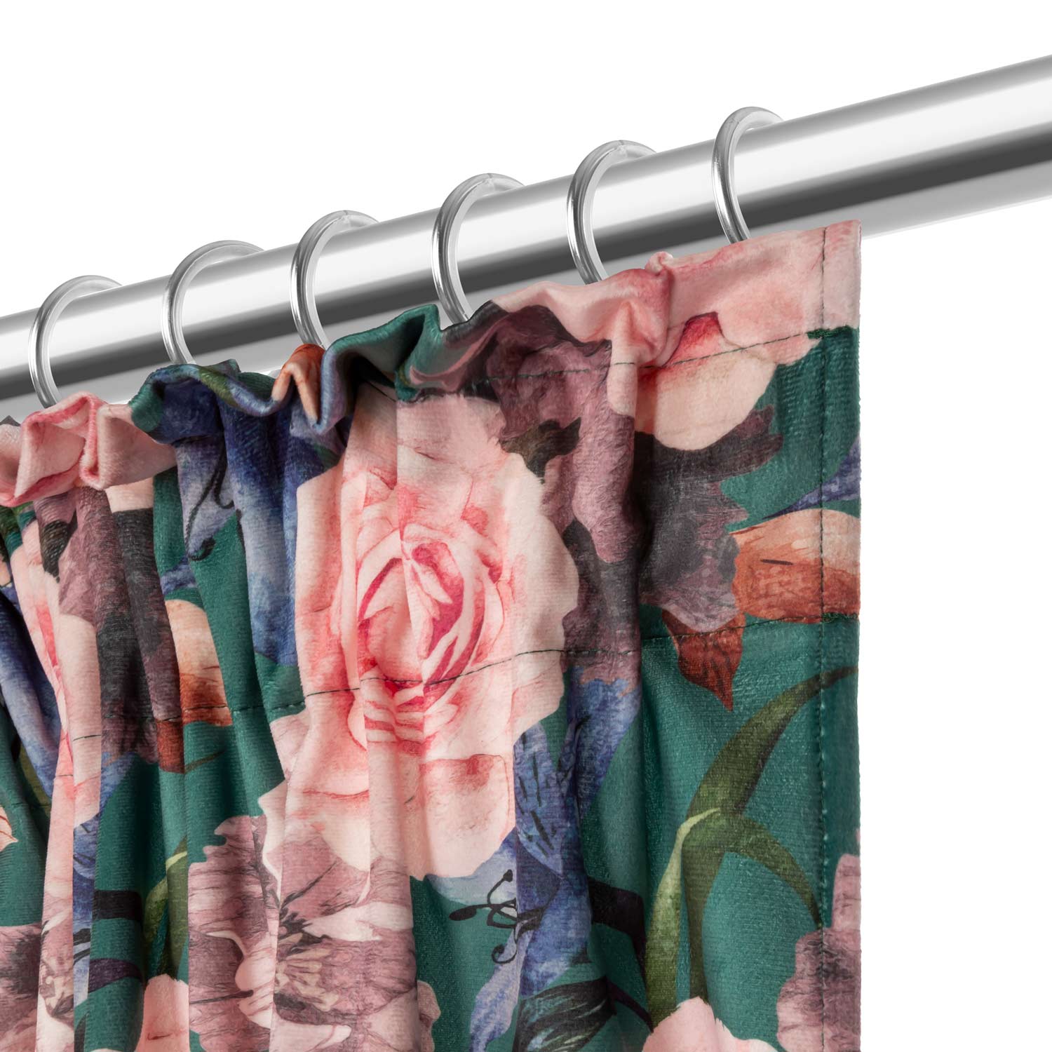 Rose Dark Zasłona Welurowa Na Taśmie 140x270 Velvet