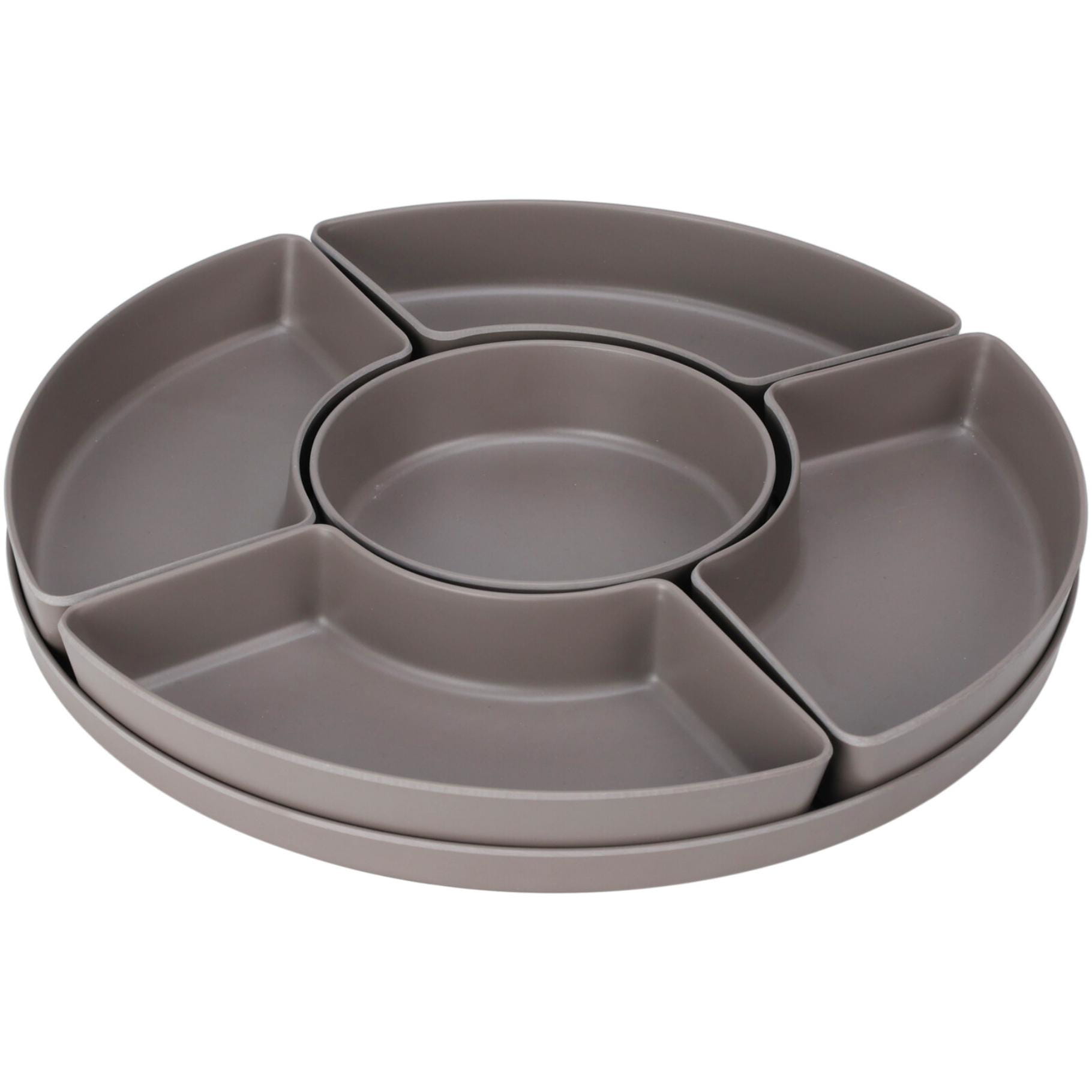 Półmisek z melaminy szary