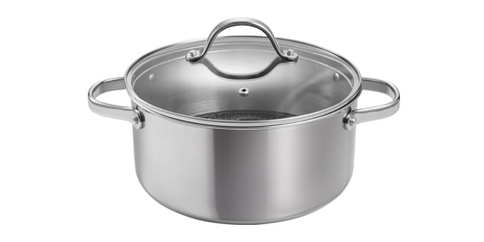 Garnek SteelCRAFT z pokrywką ø 24 cm, 5,0 l