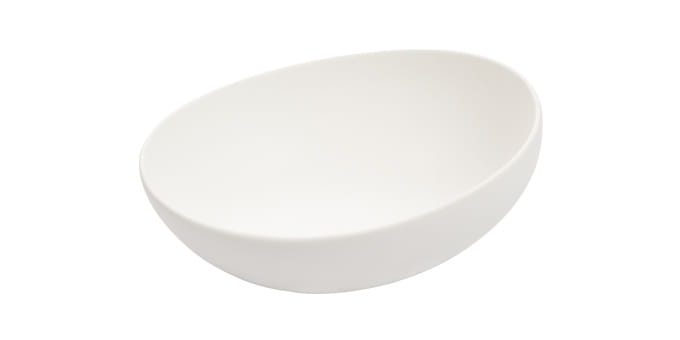 Miska FANCY HOME Stones 21 cm, biała
