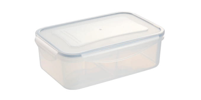 Pojemnik z 2 naczyniami FRESHBOX 1,2 l, prostokątny