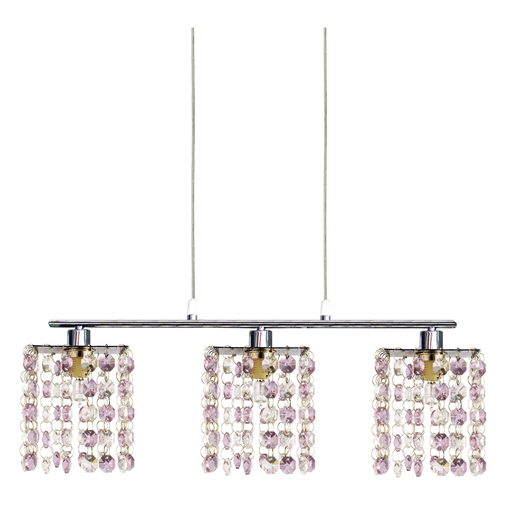 CLASSIC Zwis 3x40W G9 Fioletowy