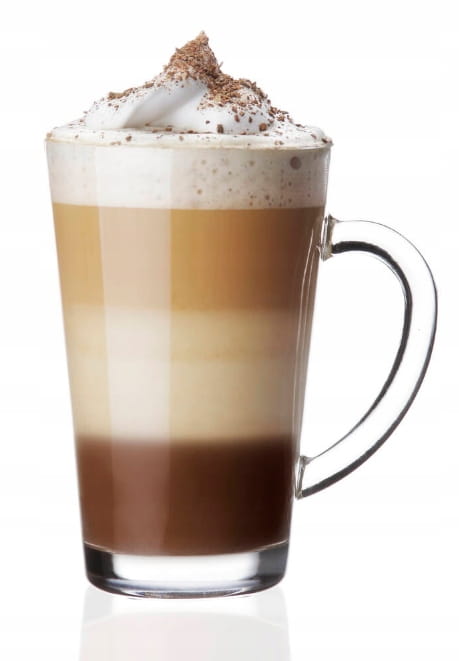 Kubek Szklany z Uchem IWO 300ml Do Kawy, Herbaty Glasmark