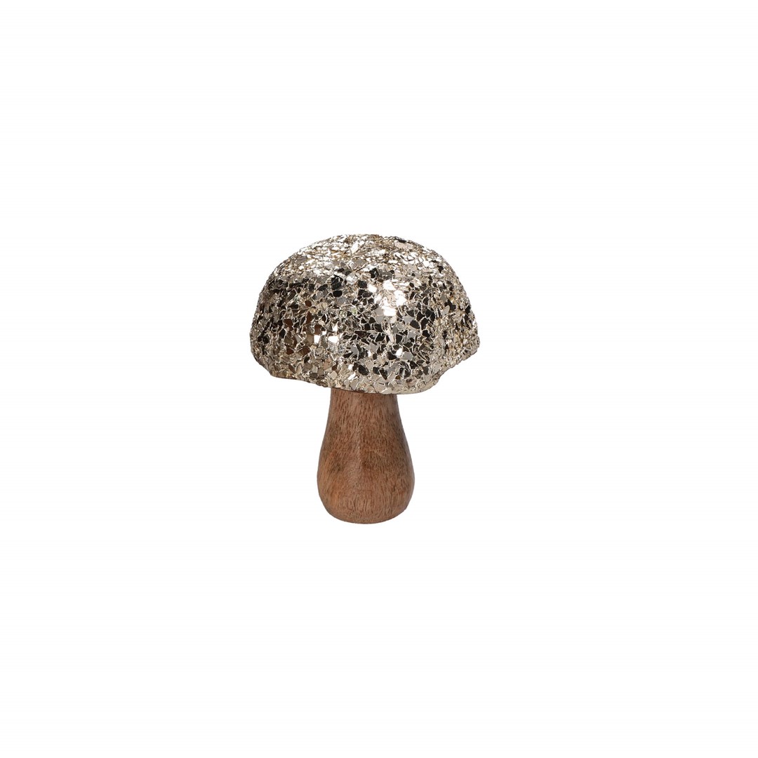 RITUALI DOMESTICI STUDIO54 Zestaw 4 figurek dekoracyjnych grzyb 8 x 10 cm