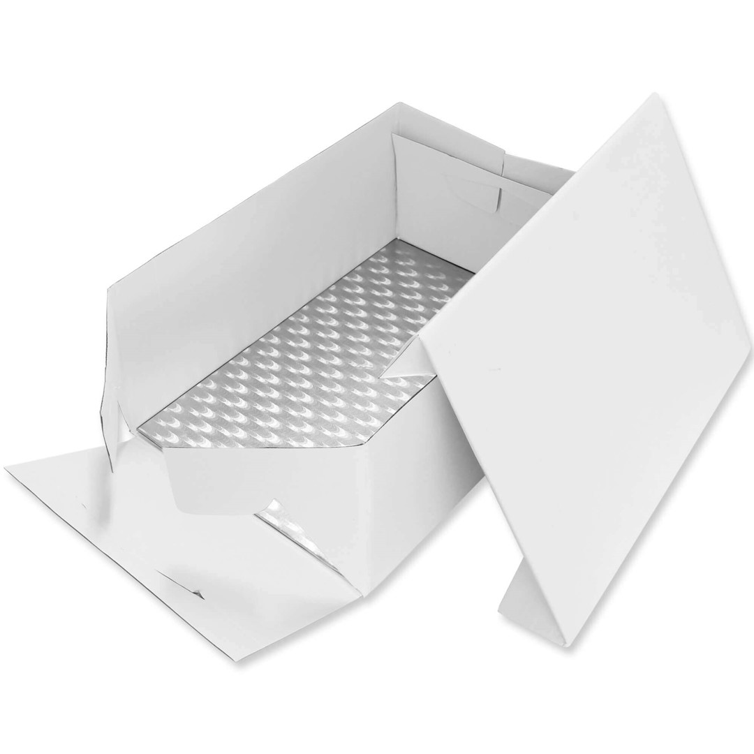 PME Zestaw pudełko i prostokątna deska 33x22 cm biały