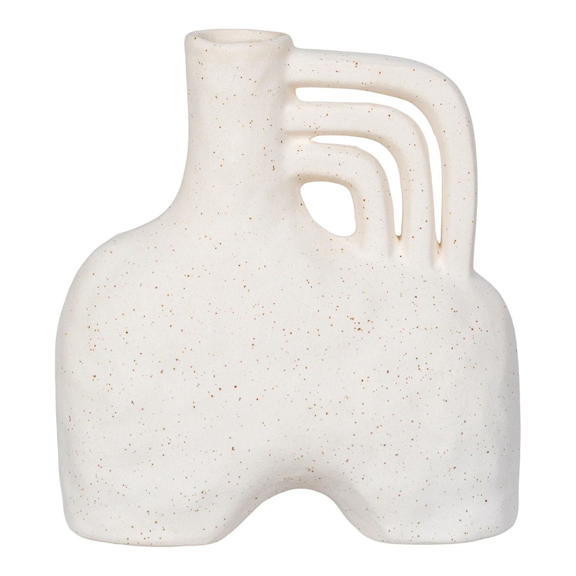 Fernity Wazon ceramiczny beżowy
