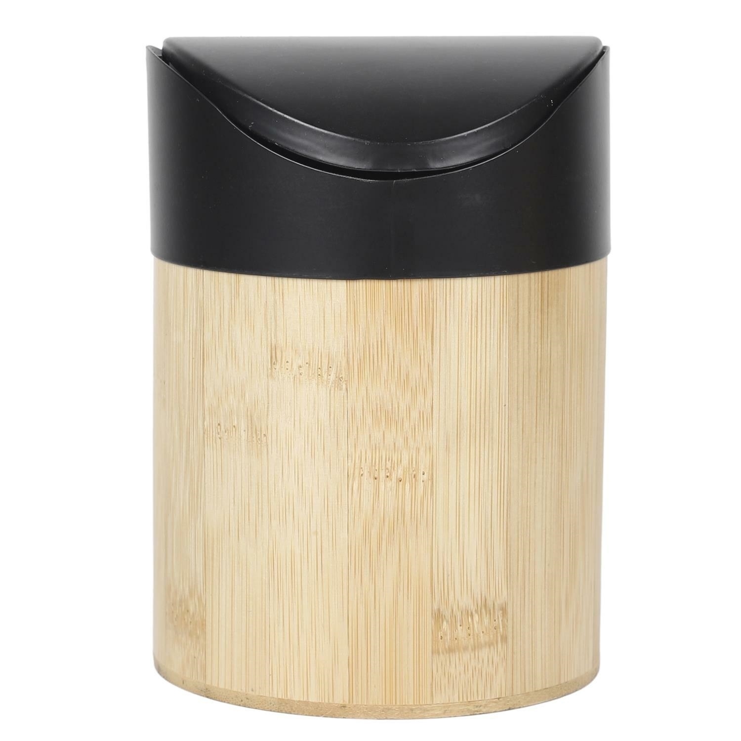 Fernity Mini kosz na śmieci bambus/ czarny