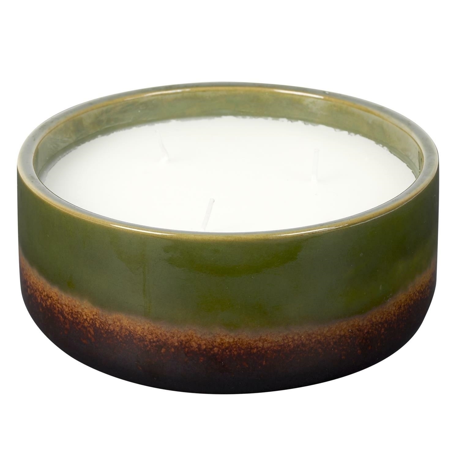 Fernity Świeca Glaze XL w ceramice zielona