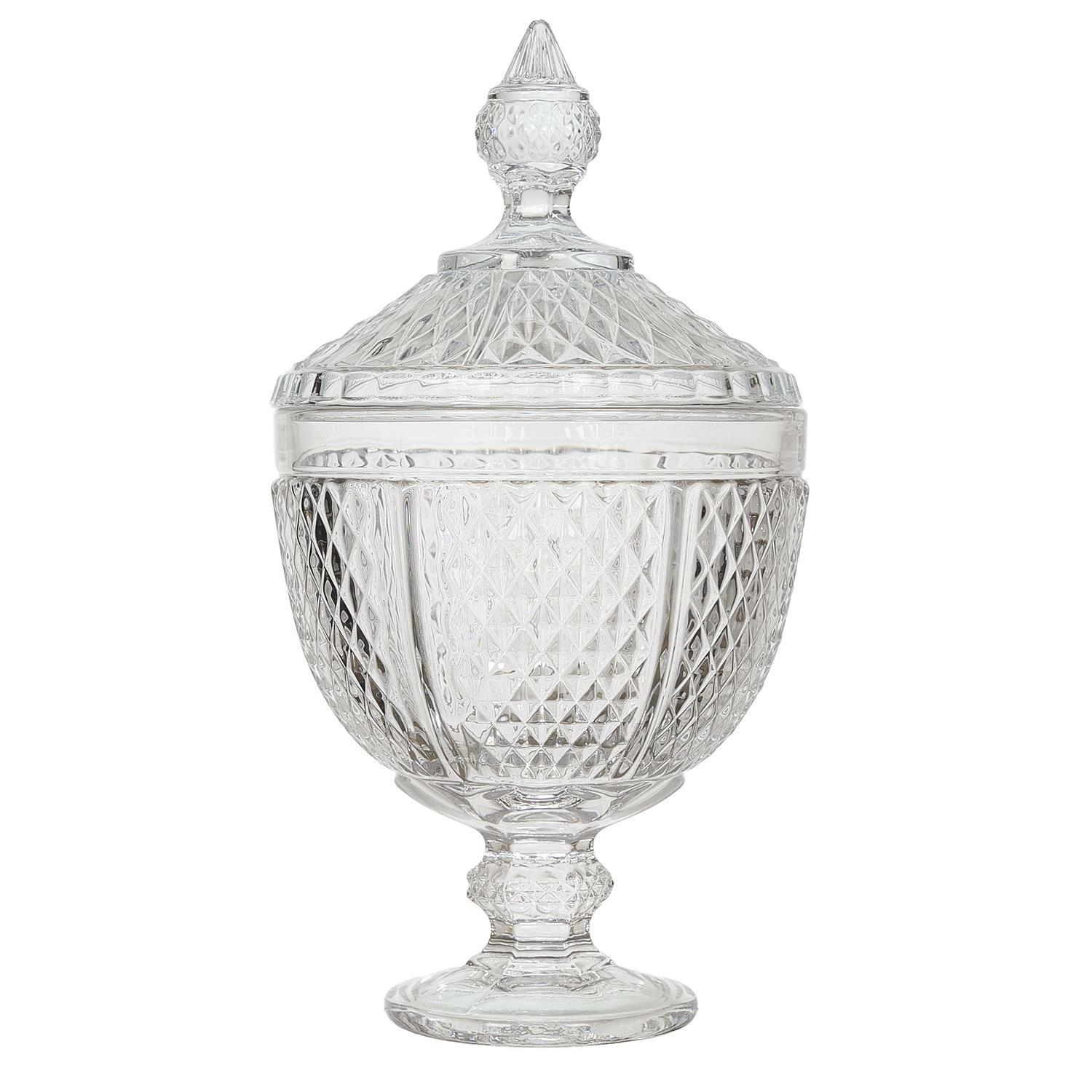 Fernity Szklana bomboniera Diamond 31cm