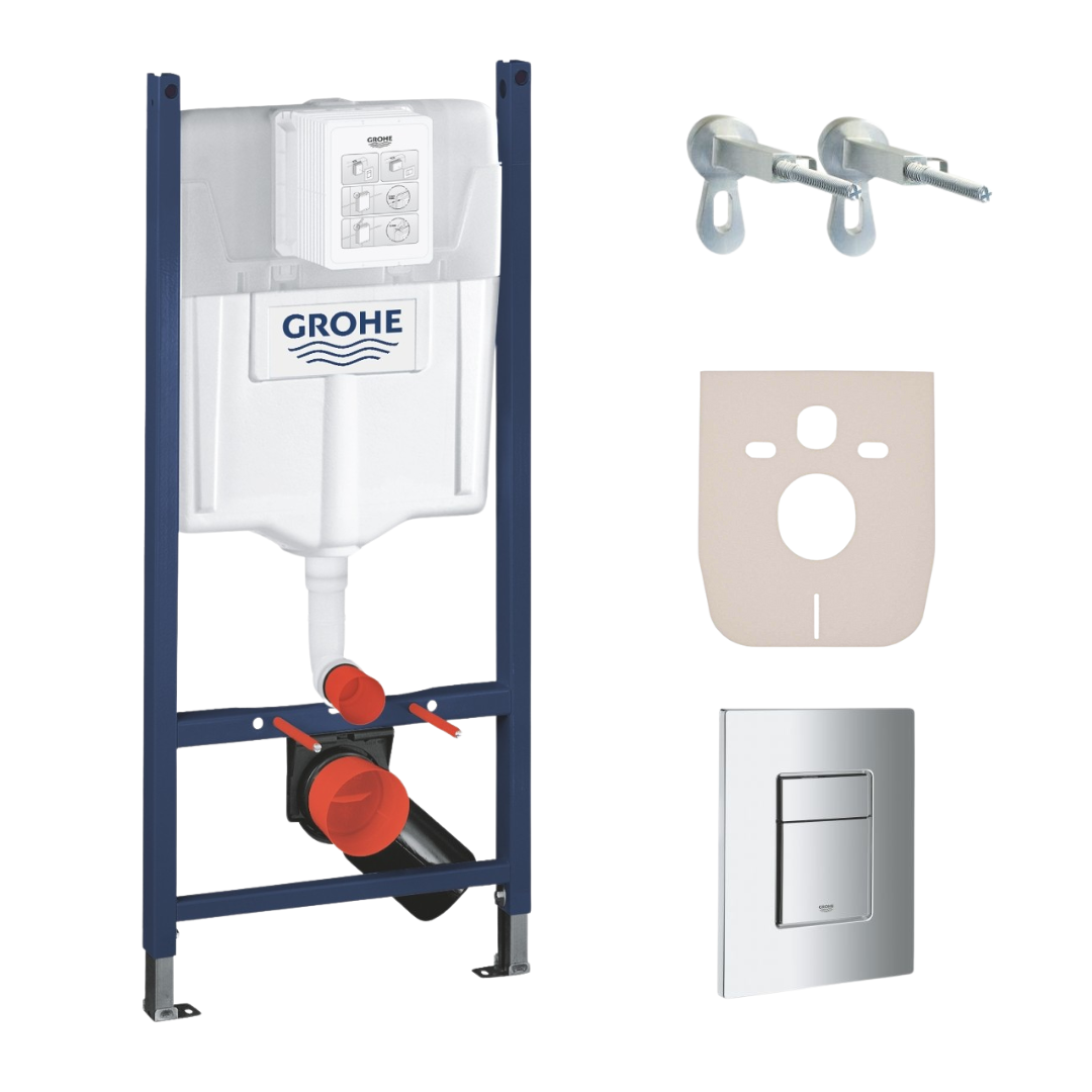 Grohe Zestaw WC Rapid SL stelaż przycisk Skate wsporniki uszczelka