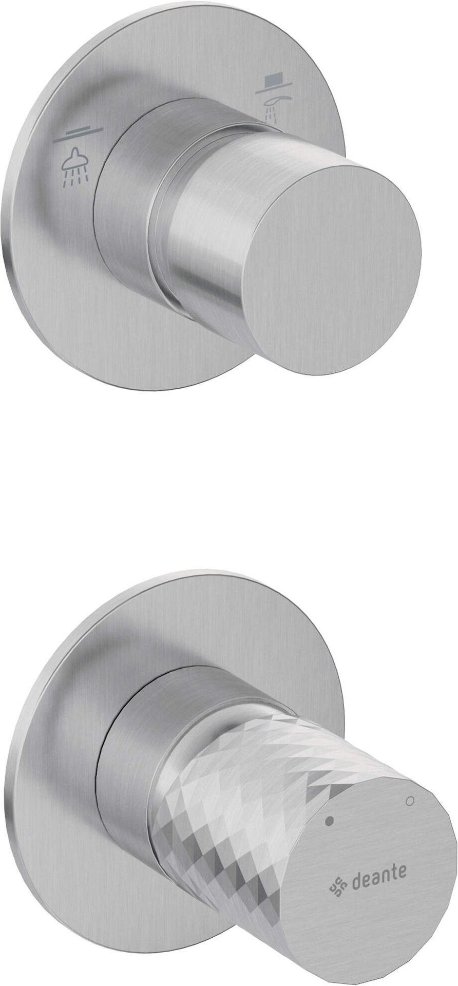 Deante Bateria prysznicowa Silia Hexa stal BHS_F44P