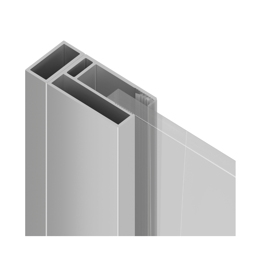 Excellent Ortigo profil poszerzający kabiny, 10mm, chrom