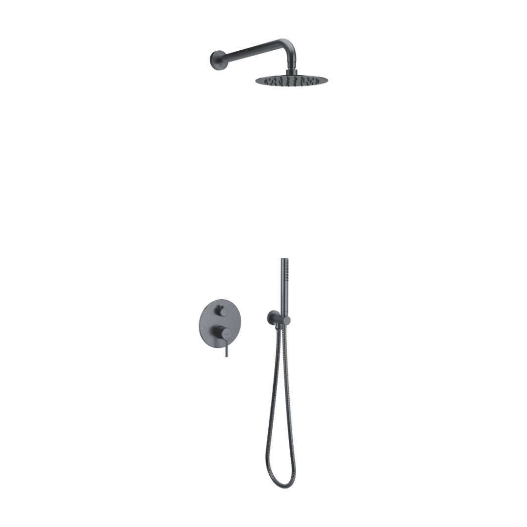 Excellent Zestaw prysznicowo-wannowy 3-funkcyjny z deszczownicą 25 cm