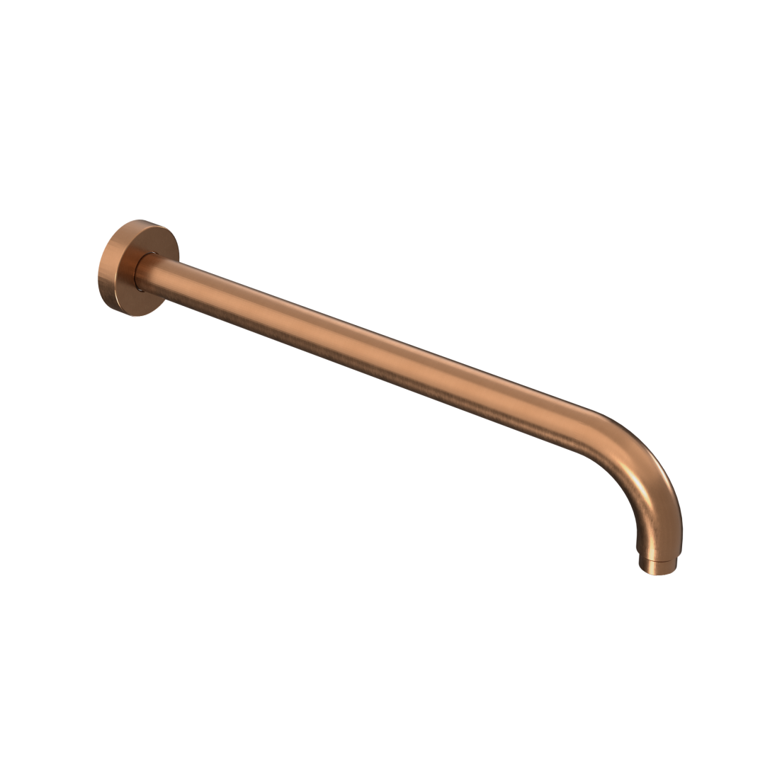 Excellent Ramię prysznicowe ścienne 40 cm okrągłe, miedziany szczotkowany