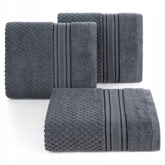 Ręcznik Davos 70x140 stalowy frotte 500 g/m2