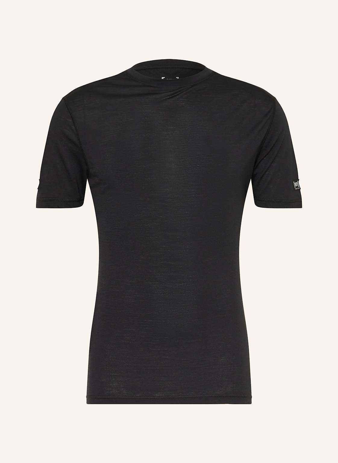 Super.Natural T-Shirt sierra140 Z Wełną Merino schwarz