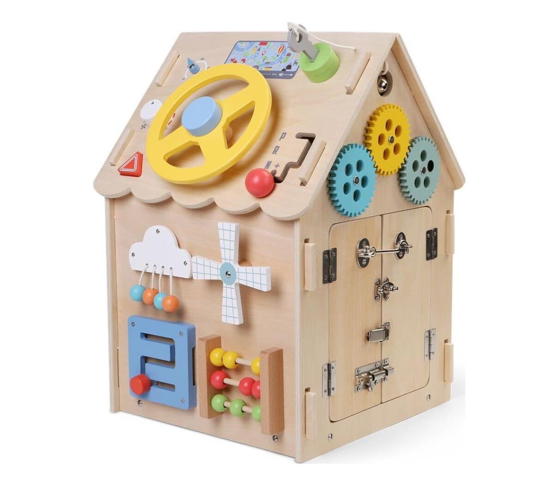 2Kids Toys - Tablica aktywności domek beżowa