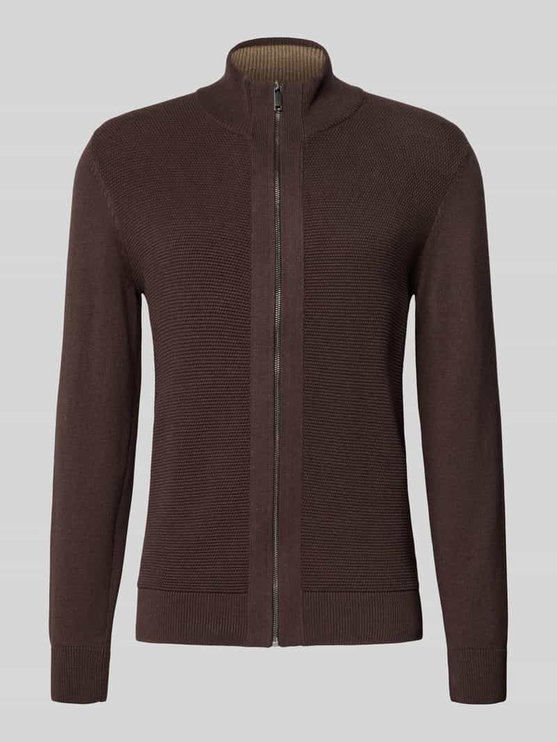 Kurtka z dzianiny ze stójką