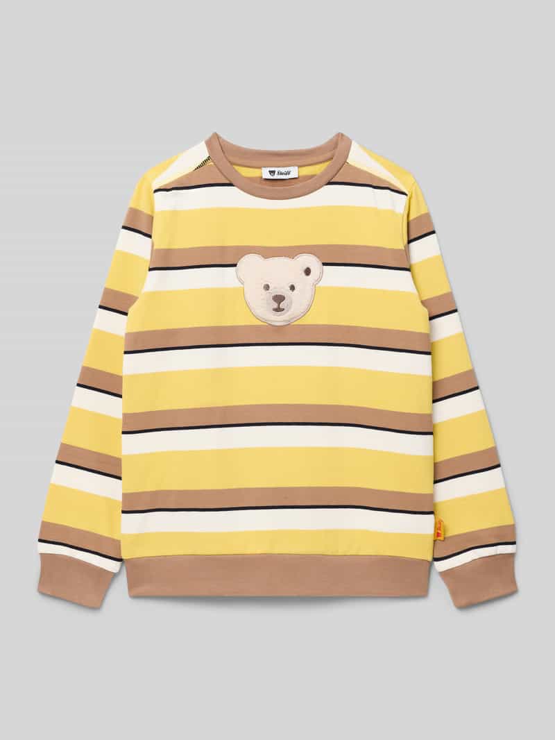 Bluza z prążkowanymi wykończeniami