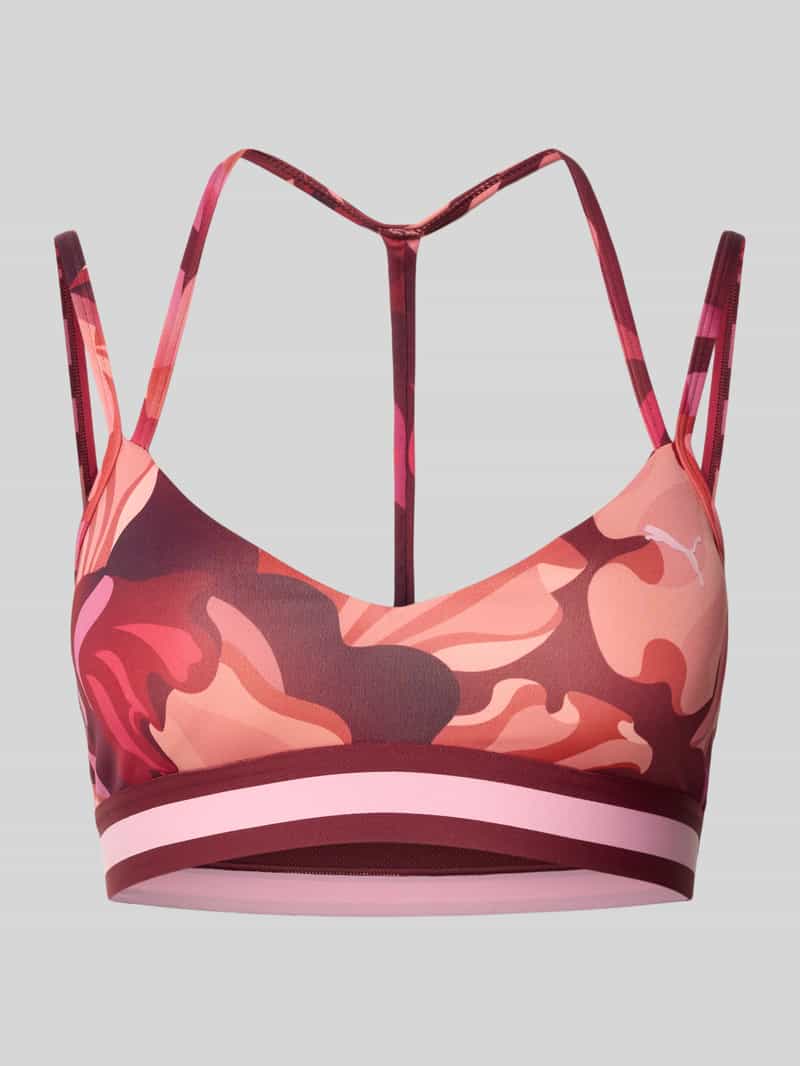 Biustonosz sportowy z nadrukiem z logo