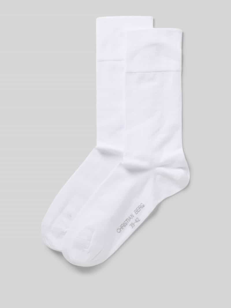 Skarpety z nadrukiem z logo w zestawie 2 szt.