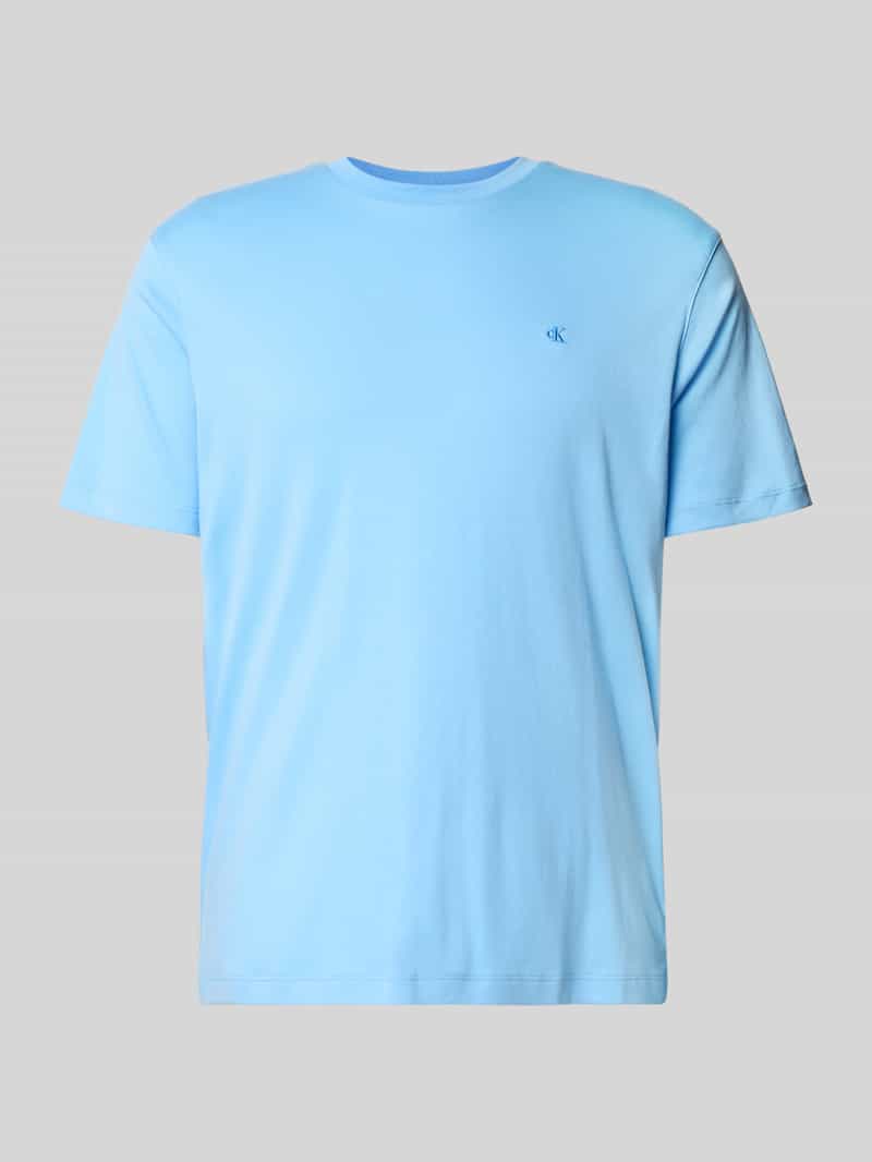 T-shirt z wyhaftowanym logo