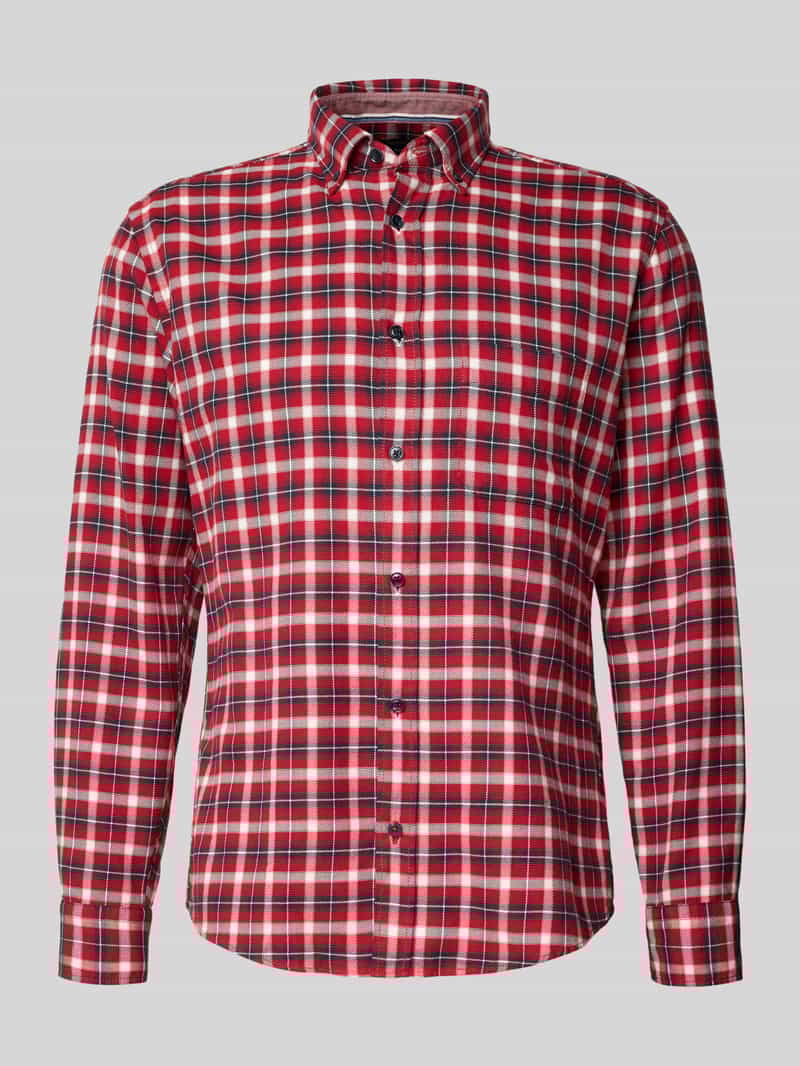 Koszula casualowa o kroju casual fit z kołnierzykiem typu button down