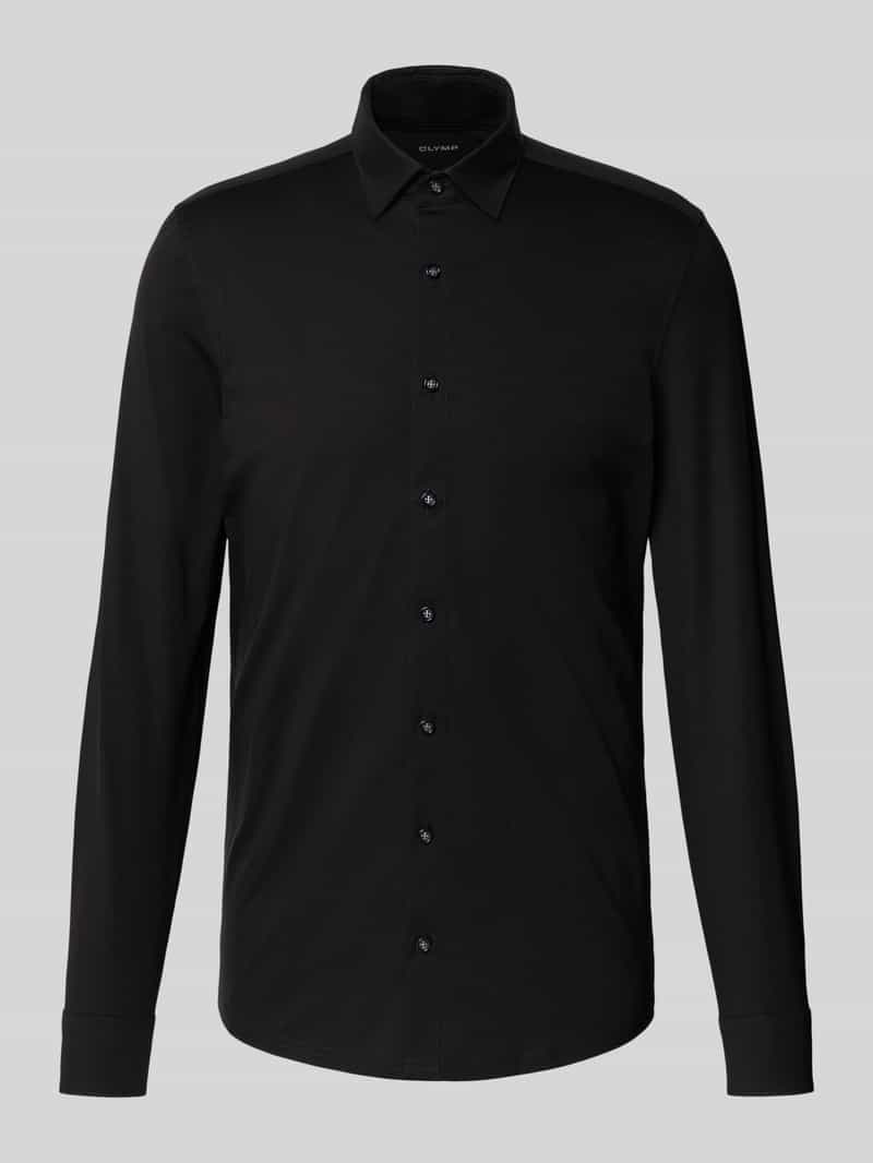 Koszula biznesowa o kroju super slim fit z kołnierzykiem typu kent
