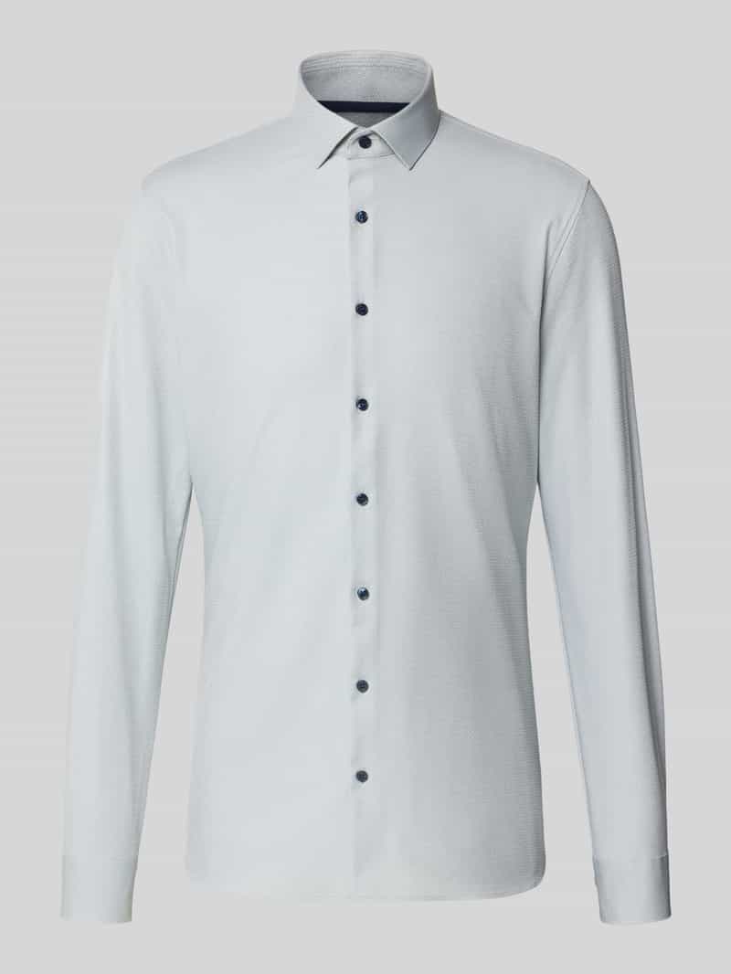 Koszula biznesowa o kroju Super Slim Fit z kołnierzykiem typu kent