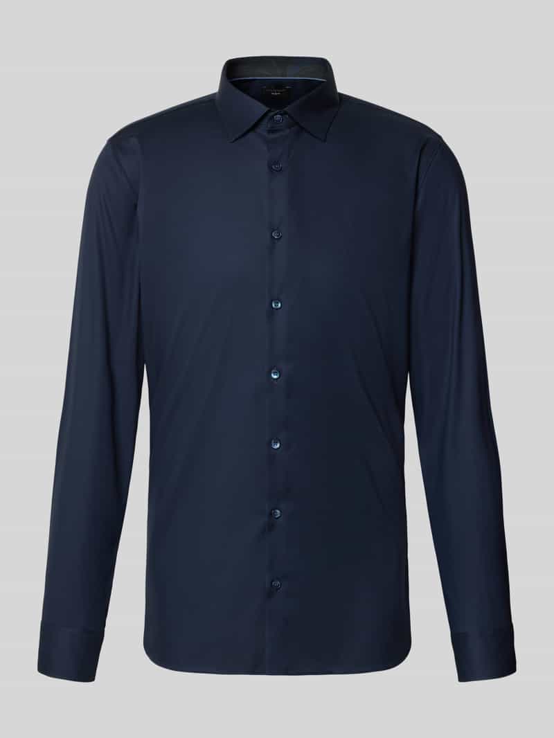 Koszula biznesowa o kroju Super Slim Fit z kołnierzykiem typu kent