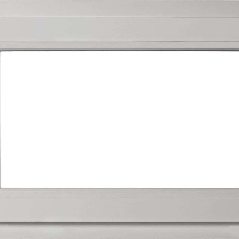 Okno PCV 3-szybowe fasadowe MD85 O2 białe 865x535 mm rozwierno-uchylne prawe