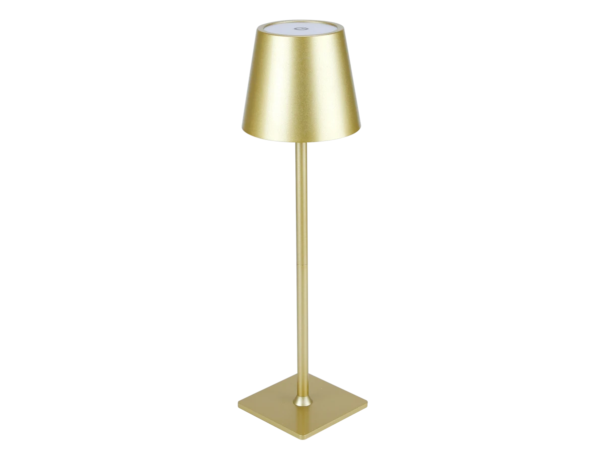 Lampa stołowa 3.5W 400lm CCT LED LINE TAZA 2x2000mAh 4in1 złota