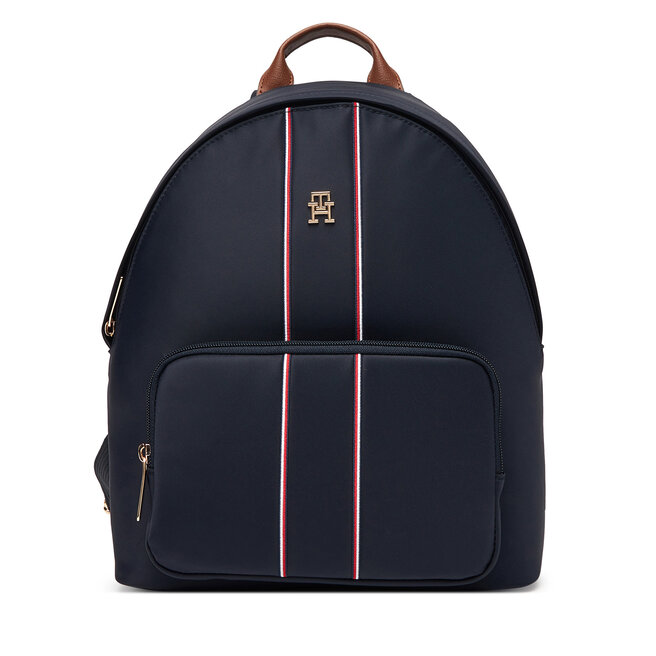 Plecak Tommy Hilfiger Popette Dome AW0AW17651 Granatowy