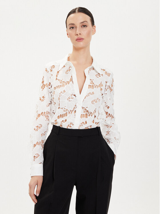 Morgan Koszula 241-COCONU Écru Regular Fit