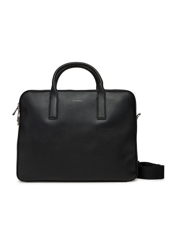Calvin Klein Torba na laptopa Raised Commuter LV04D3157G Czarny