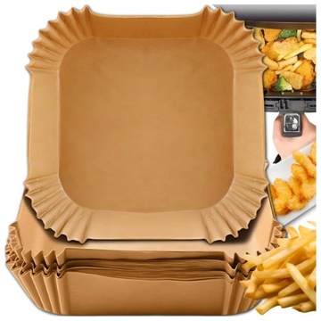 Wkład Papierowy Do Frytkownicy Beztłuszczowej Do Pieczenia Air Fryer 100szt
