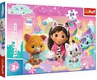 Puzzle 24 Maxi Koci Domek Gabi, Koci świat Gabby