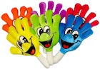 Pluszowa zabawka łapka z głosem - 6 kolorów - 20cm