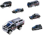 Mini auto policyjne - 7cm - różne wzory