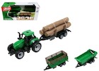 Traktor 3 przyczepy - 18cm