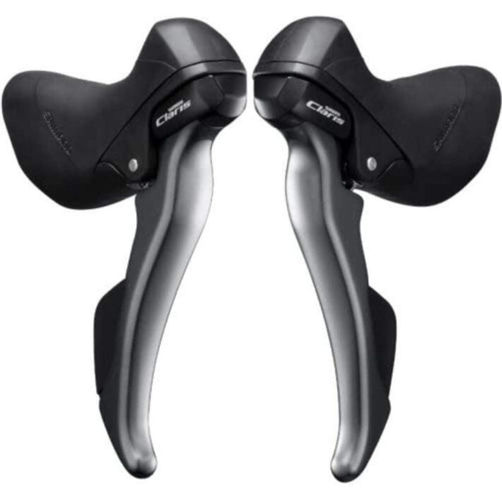 Shimano Claris ST-R2000/R2030 linek przerzutek/Dźwignia hamulca para 3 X 8S Szary 2018 zestaw manetek Set ESTR2000TPA