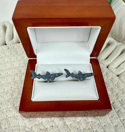 SPINKI DO MANKIETÓW koszuli mankietu rekin