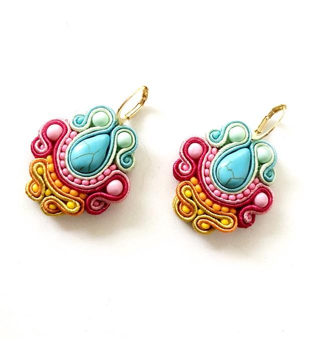 Sutaszowe kolczyki PORTALEGRE