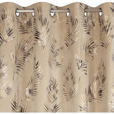 Zasłona EUROFIRANY Gloria 2 140 x 250 cm Beżowo-szampański